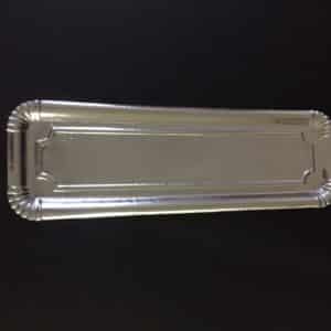 Bandejas Tronco Plata (100 unidades)