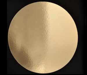 Discos en cartón Oro/Plata (100 unidades)