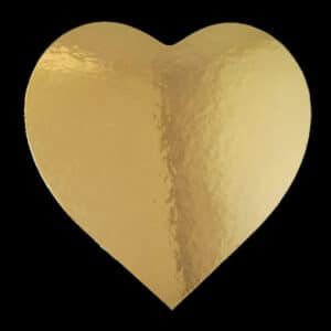 Figuras con forma de corazón Oro/Plata (100 unidades)