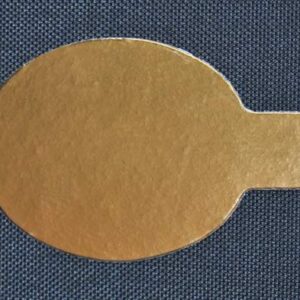 Figuras Óvalo Mini Oro/Plata 8 x 6 cm (100 unidades)