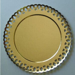 Platos Blonda Oro (100 unidades)