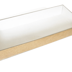 Caja Turrón Kraft con Ventana 21x9+2.8 (100 unidades)