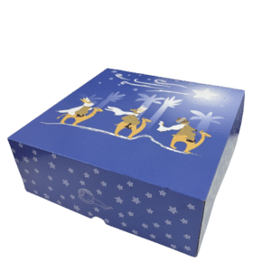 Caja Roscón de Reyes Azul (25 unidades)