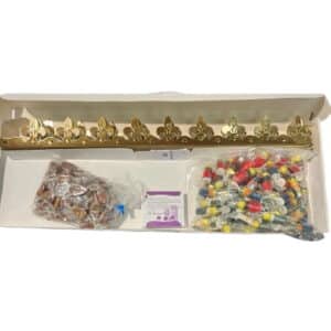 Kit Complementos Roscón de Reyes (Coronas, Reyes, Habas y Tarjetas) (100 unidades)